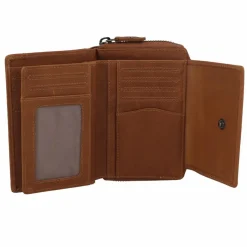 The Chesterfield Brand Damengeldbörsen Querformat<Ascot Geldbörse RFID Schutz Leder 13.5 cm cognac