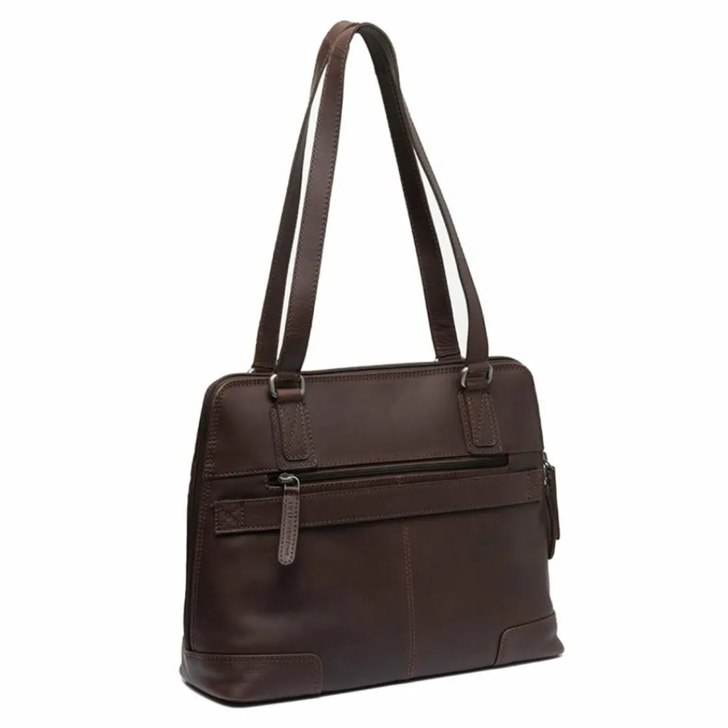 The Chesterfield Brand Schultertaschen<Belgrado Schultertasche Leder 32 cm Laptopfach brown