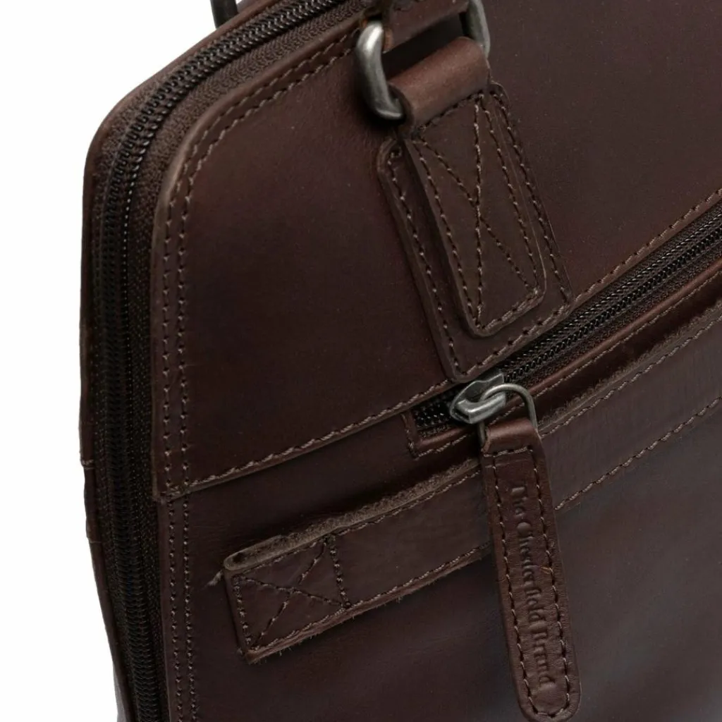 The Chesterfield Brand Schultertaschen<Belgrado Schultertasche Leder 32 cm Laptopfach brown