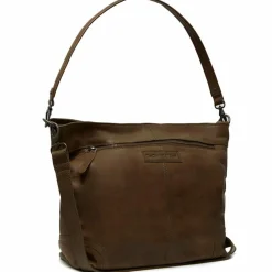 The Chesterfield Brand Schultertaschen<Bolivia Schultertasche Leder 32 cm olive green