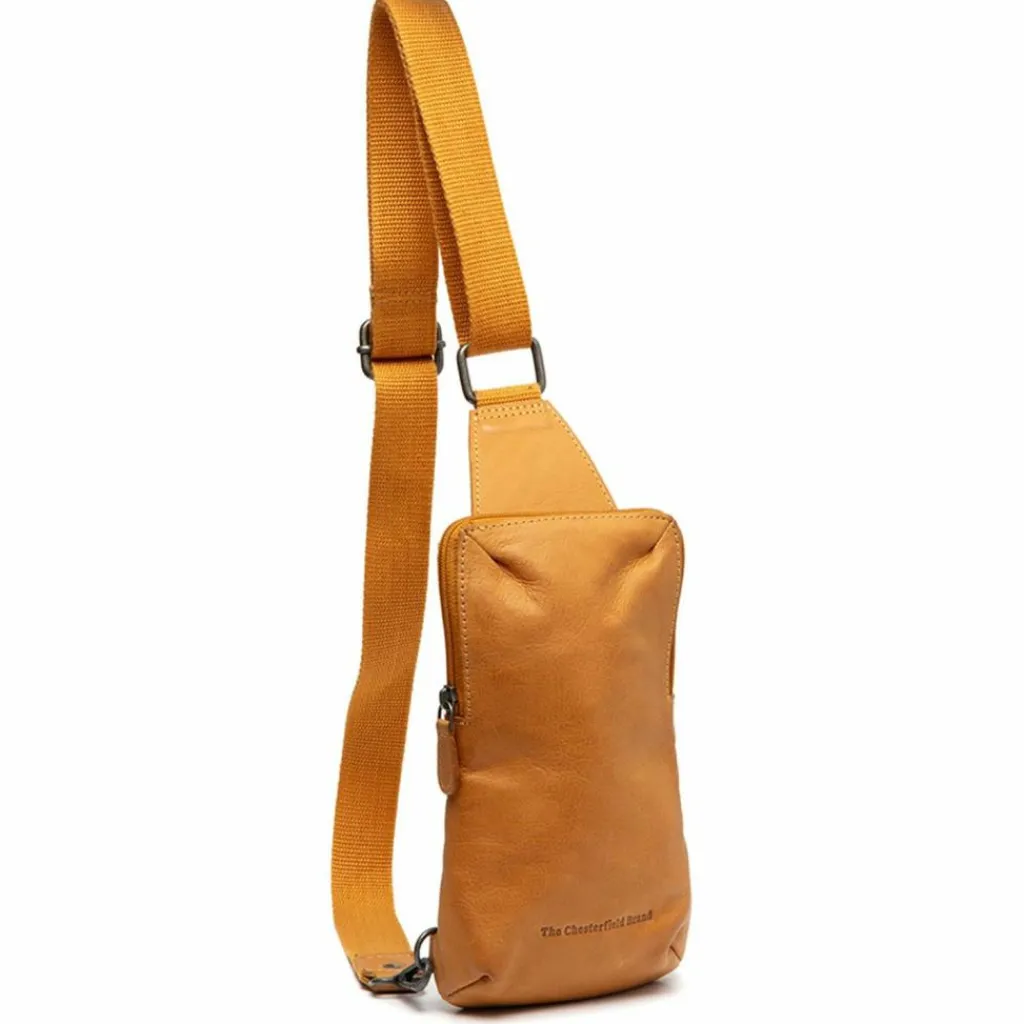 The Chesterfield Brand Mini Bags|Umhängetaschen<Cambridge Mini Bag Umhängetasche Leder 12 cm ocher yellow