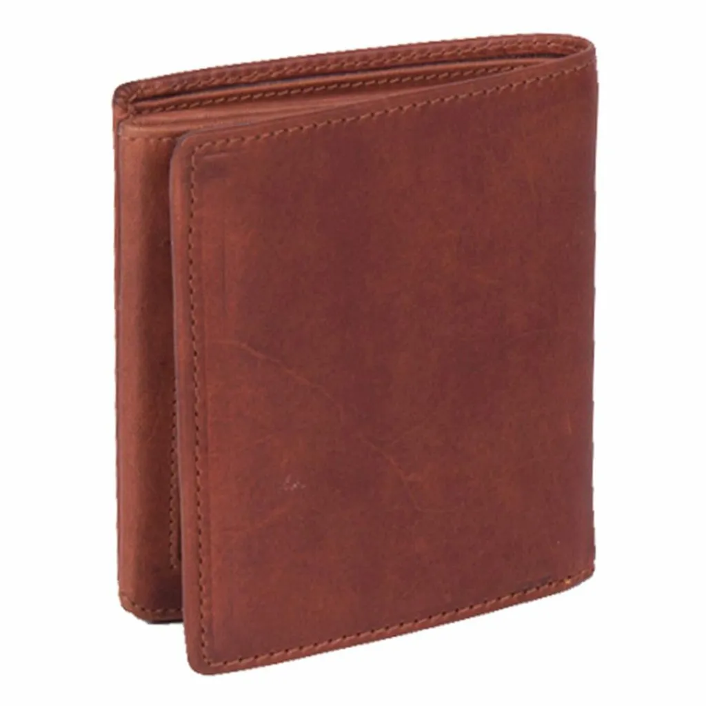 Discount The Chesterfield Brand Carl Geldbörse RFID Schutz Leder 8.5 cm cognac
