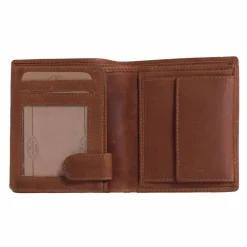 Discount The Chesterfield Brand Carl Geldbörse RFID Schutz Leder 8.5 cm cognac