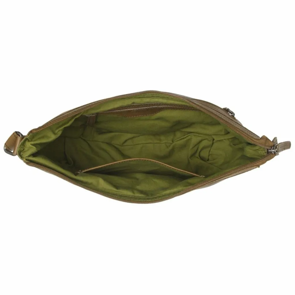 New The Chesterfield Brand Clarita Umhängetasche Leder 35 cm olive green