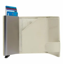 The Chesterfield Brand Delsbo Geldbörse RFID Schutz Leder 7.5 cm off white