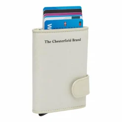 The Chesterfield Brand Delsbo Geldbörse RFID Schutz Leder 7.5 cm off white