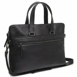 Hot The Chesterfield Brand Elvas Aktentasche Leder 40 cm Laptopfach black