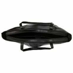 Sale The Chesterfield Brand Ferrera Shopper Tasche Leder 38 cm Laptopfach black