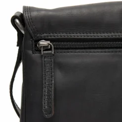 Outlet The Chesterfield Brand Forano Umhängetasche Leder 23 cm black