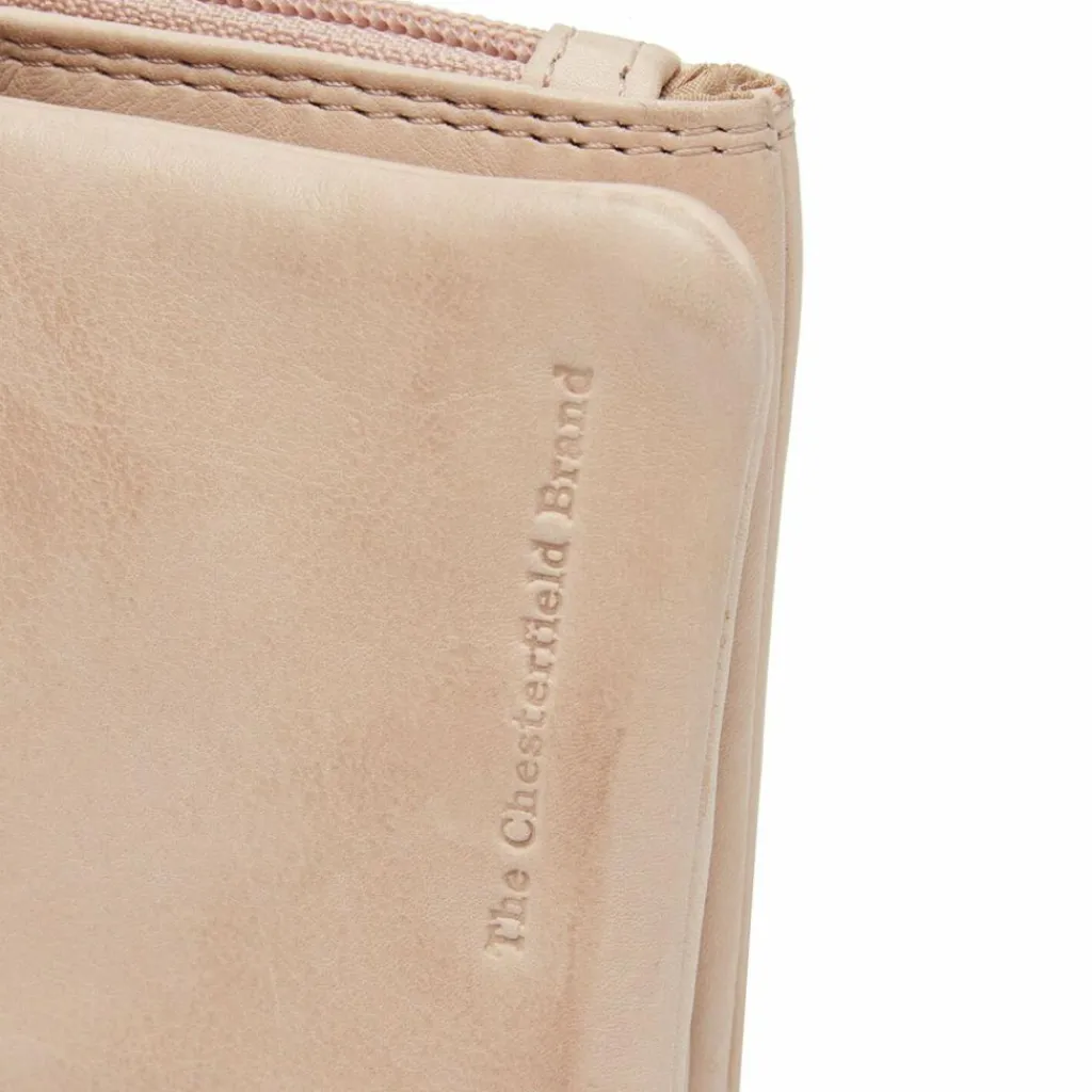 The Chesterfield Brand Damengeldbörsen Hochformat<Fresno Geldbörse RFID Schutz Leder 10 cm beige