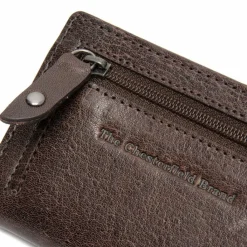 The Chesterfield Brand Damengeldbörsen Querformat<Gabriela Geldbörse RFID Schutz Leder 7 cm brown