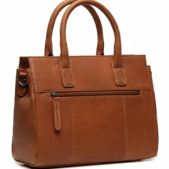 The Chesterfield Brand Henkeltaschen<Garda Handtasche Leder 30 cm cognac
