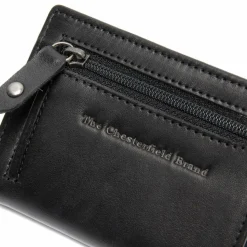 Sale The Chesterfield Brand Gabriela Geldbörse RFID Schutz Leder 7 cm black