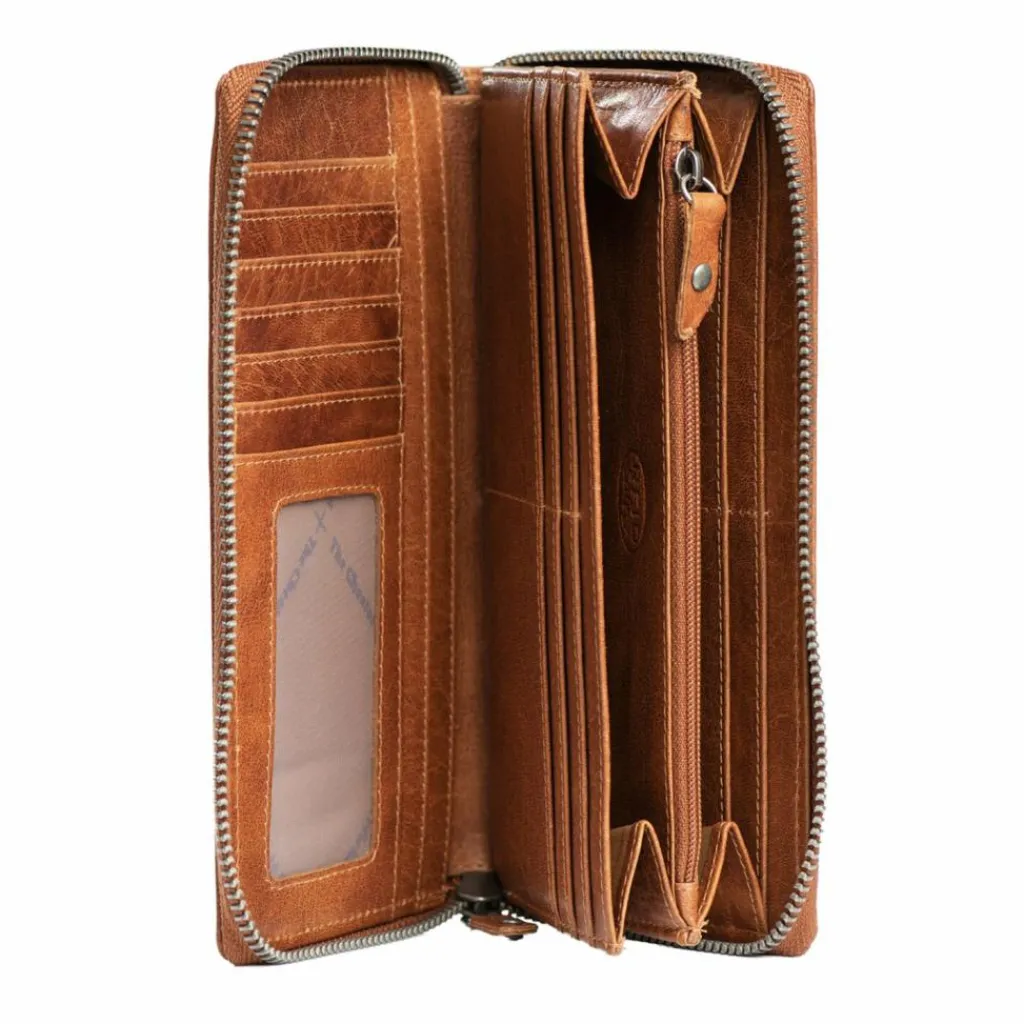 The Chesterfield Brand Damengeldbörsen Querformat<Havana Geldbörse RFID Schutz Leder 19 cm cognac