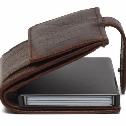 The Chesterfield Brand Herrengeldbörsen Hochformat<Hannover Geldbörse RFID Schutz Leder 7 cm brown