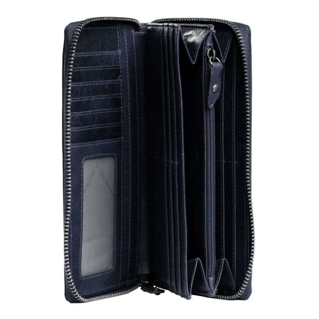 The Chesterfield Brand Damengeldbörsen Querformat<Havana Geldbörse RFID Schutz Leder 19 cm navy