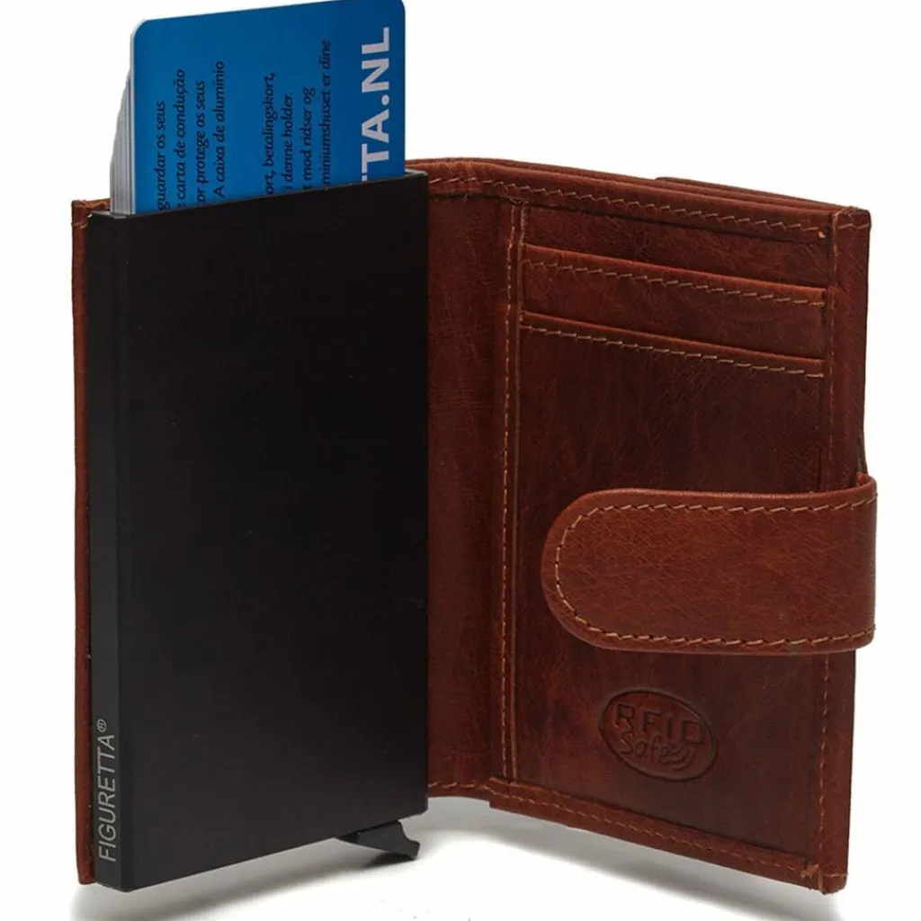 The Chesterfield Brand Herrengeldbörsen Hochformat<Hannover Geldbörse RFID Schutz Leder 7 cm cognac