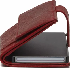 The Chesterfield Brand Herrengeldbörsen Hochformat<Hannover Geldbörse RFID Schutz Leder 7 cm red