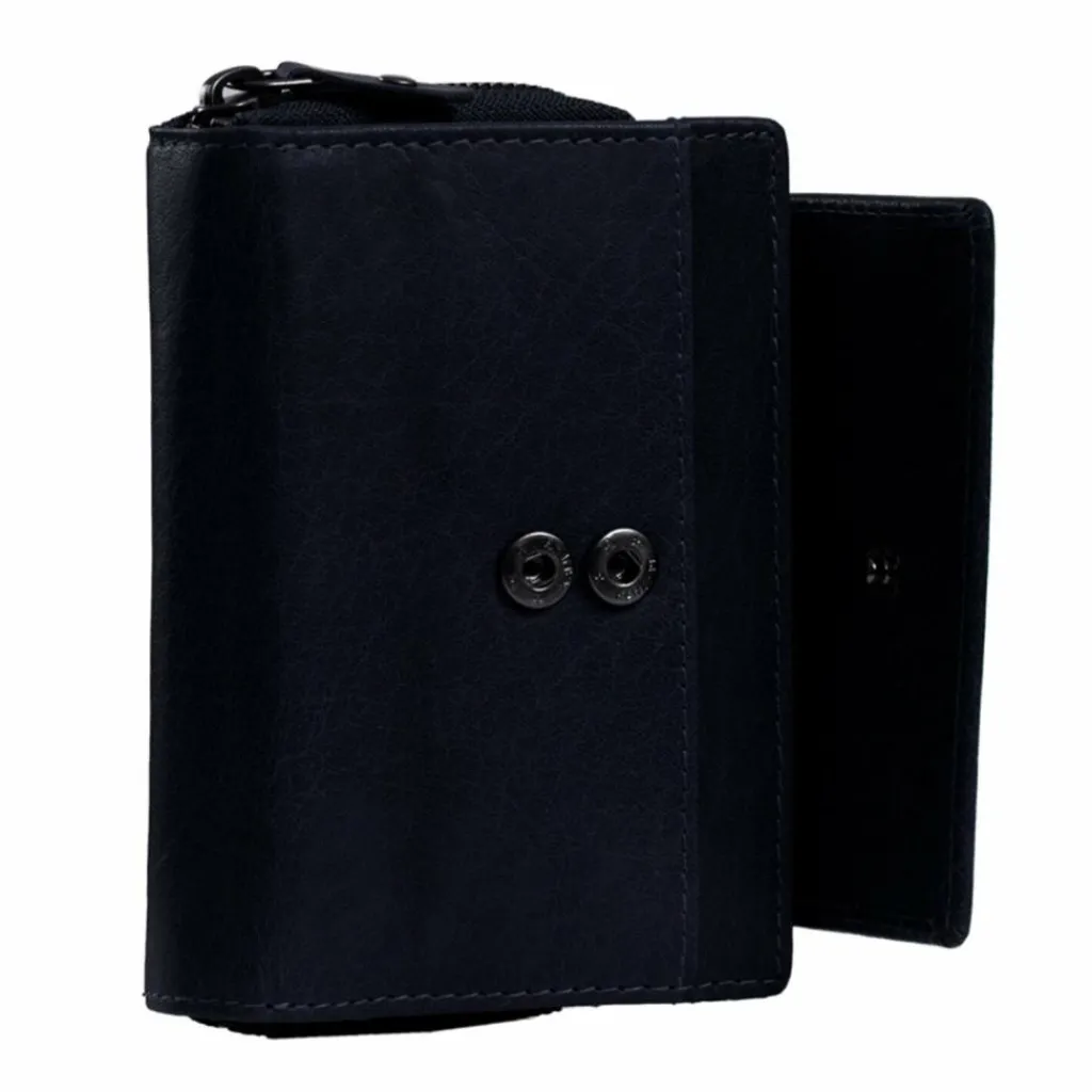 The Chesterfield Brand Damengeldbörsen Querformat<Hanoi Geldbörse RFID Schutz Leder 14.5 cm navy