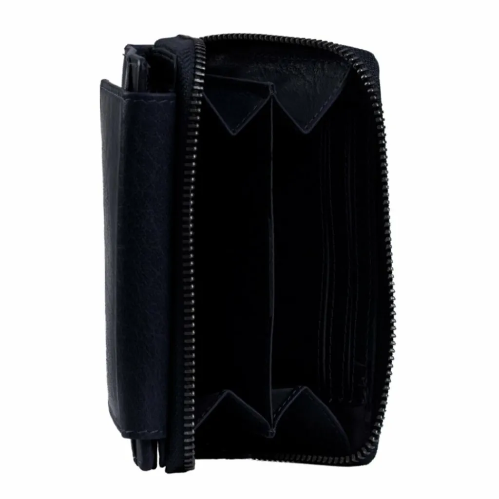 The Chesterfield Brand Damengeldbörsen Querformat<Hanoi Geldbörse RFID Schutz Leder 14.5 cm navy