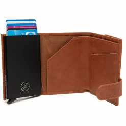 Clearance The Chesterfield Brand Iriona Geldbörse RFID Schutz Leder 7.5 cm cognac