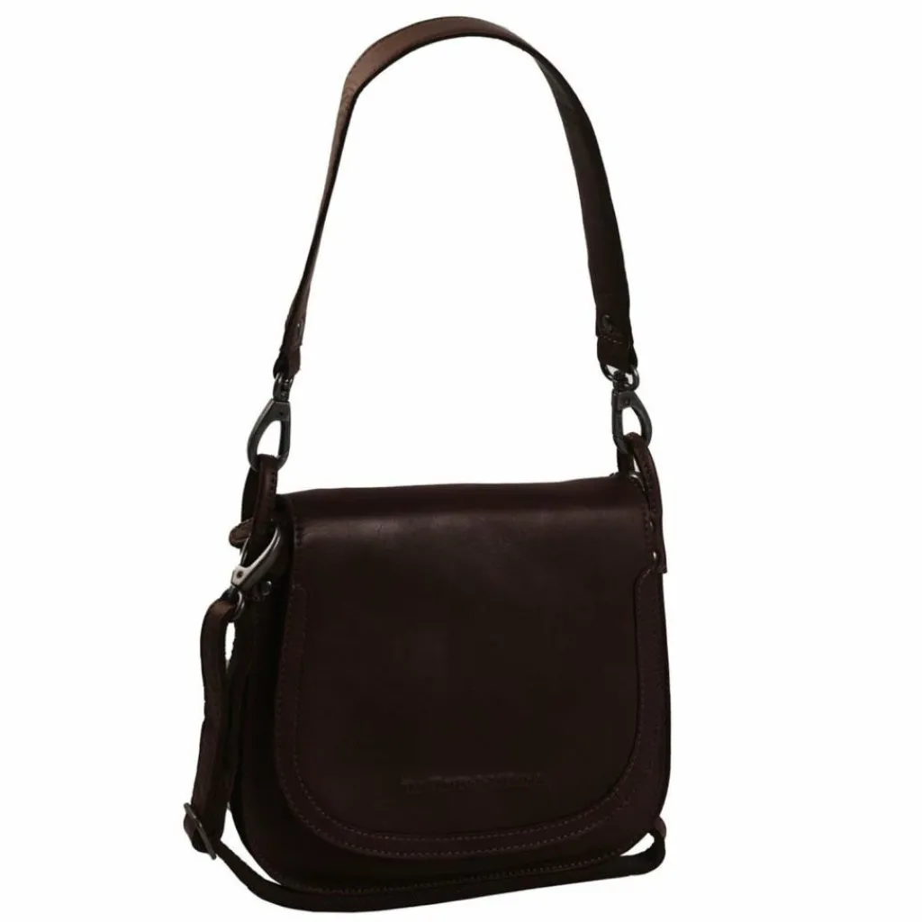 The Chesterfield Brand Schultertaschen<Jersey Schultertasche Leder 25 cm braun