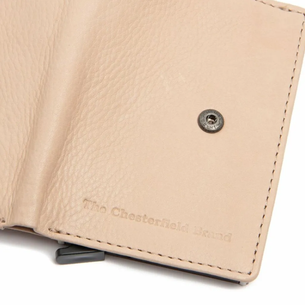 Clearance The Chesterfield Brand Kaunas Geldbörse RFID Schutz Leder 7.5 cm beige
