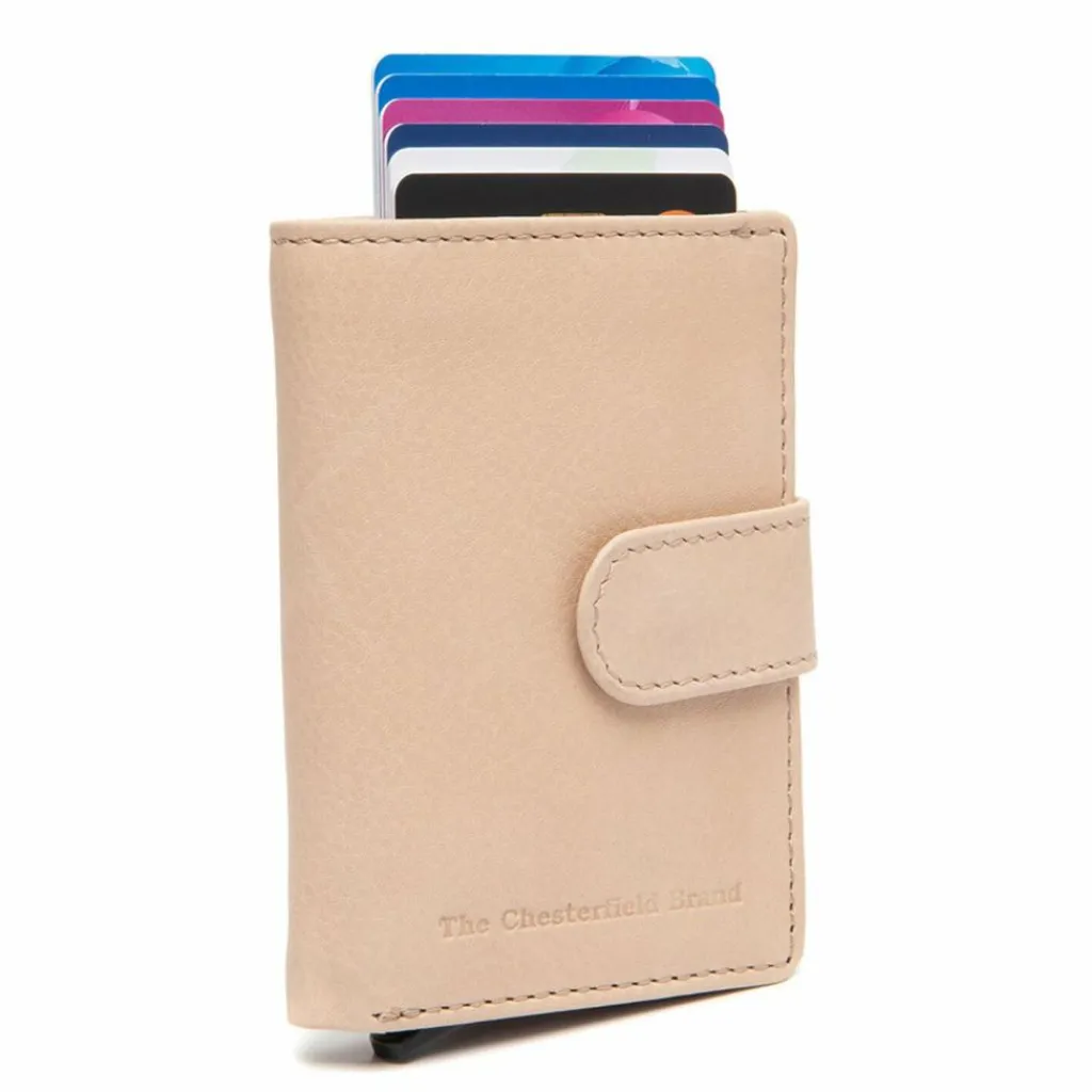 Clearance The Chesterfield Brand Kaunas Geldbörse RFID Schutz Leder 7.5 cm beige