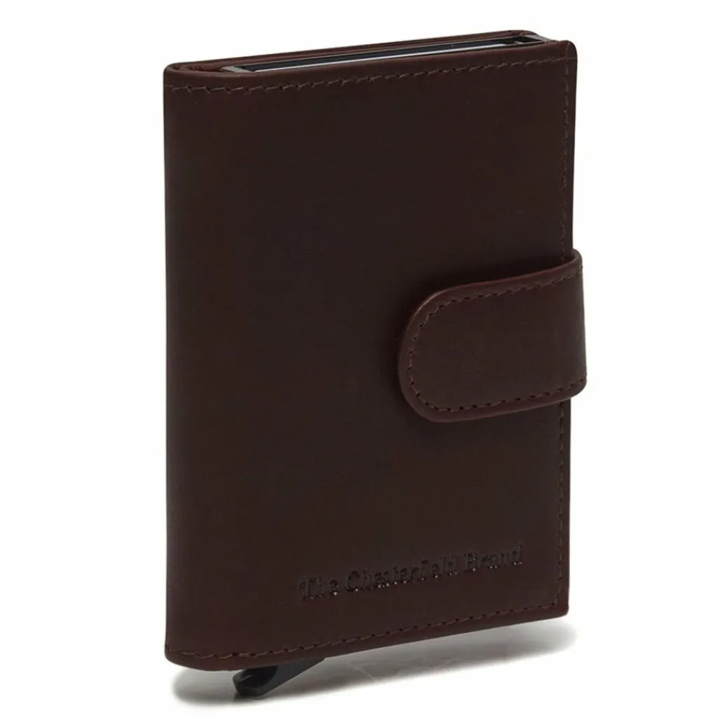 The Chesterfield Brand Visitenkartenetuis<Leipzig Kreditkartenetui RFID Schutz Leder 7.5 cm brown