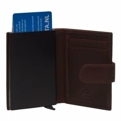 The Chesterfield Brand Visitenkartenetuis<Leipzig Kreditkartenetui RFID Schutz Leder 7.5 cm brown