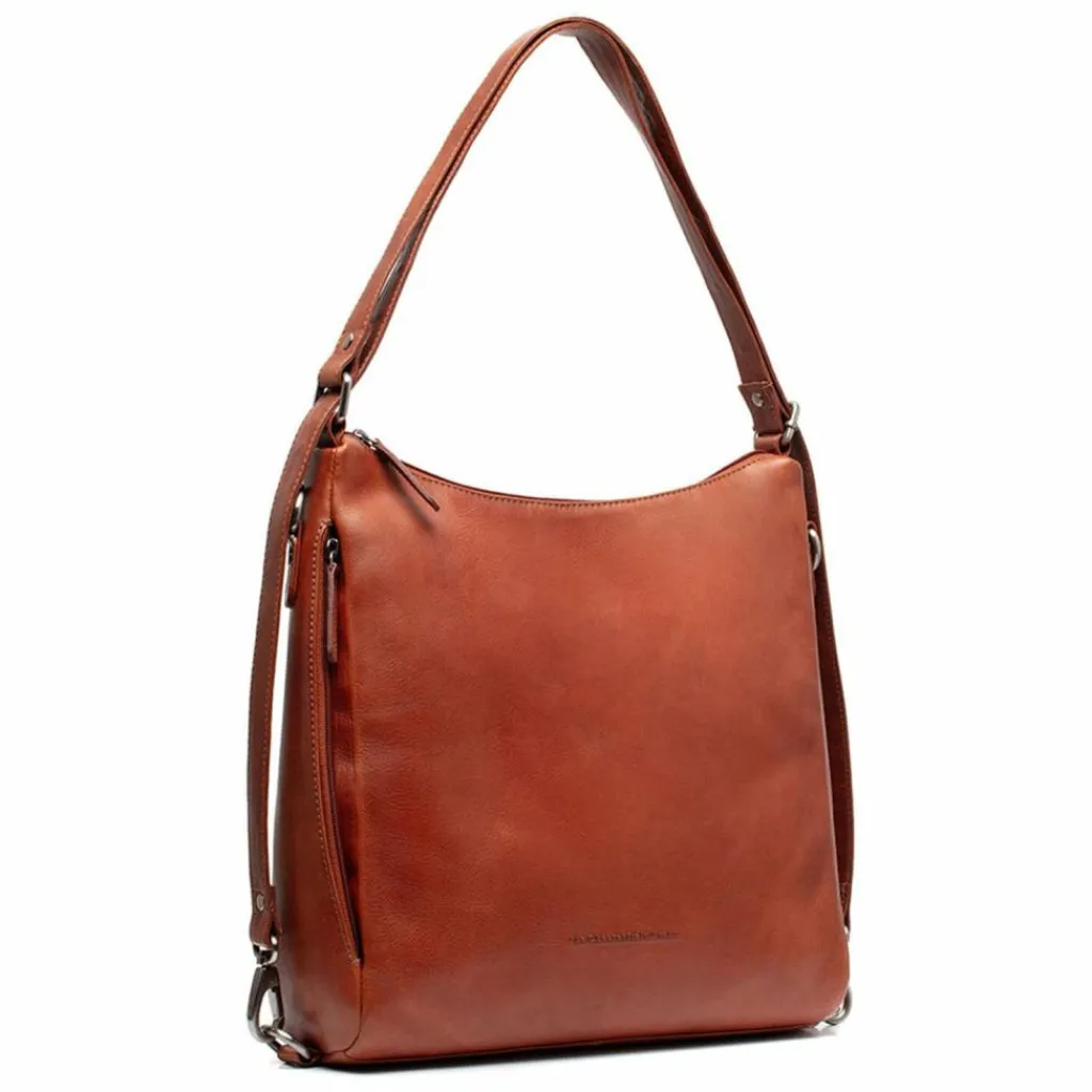 Clearance The Chesterfield Brand Letizia Schultertasche Leder 32 cm cognac