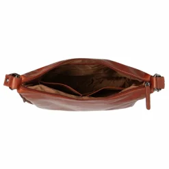 Clearance The Chesterfield Brand Letizia Schultertasche Leder 32 cm cognac