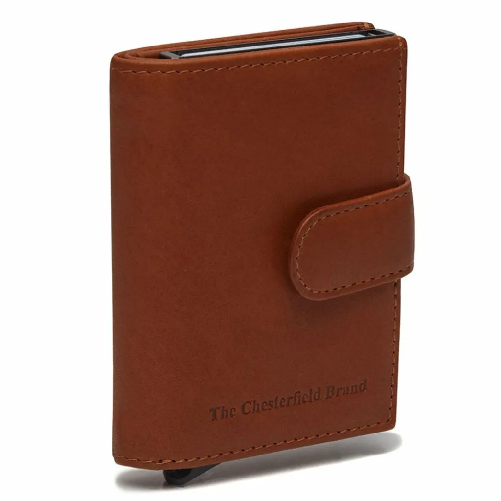 The Chesterfield Brand Visitenkartenetuis<Leipzig Kreditkartenetui RFID Schutz Leder 7.5 cm cognac