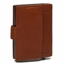 The Chesterfield Brand Visitenkartenetuis<Leipzig Kreditkartenetui RFID Schutz Leder 7.5 cm cognac