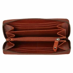 Clearance The Chesterfield Brand Livorno Geldbörse RFID Schutz Leder 19 cm cognac