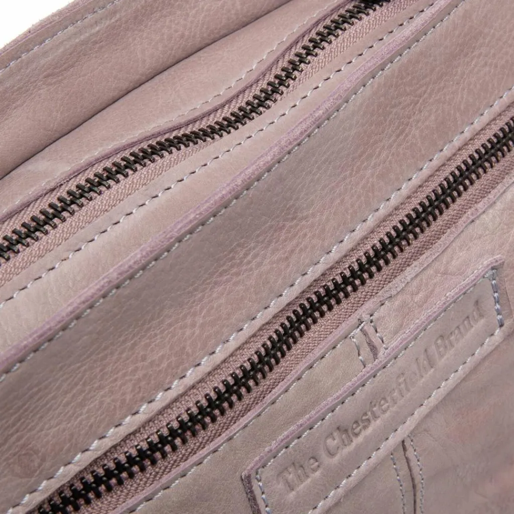 Clearance The Chesterfield Brand Lucy Schultertasche Leder 22 cm lavender lila