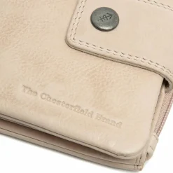 Outlet The Chesterfield Brand Mavona Geldbörse Leder 10 cm beige