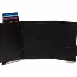 Clearance The Chesterfield Brand Mannheim Geldbörse RFID Schutz Leder 7 cm black