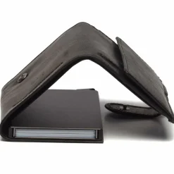 Clearance The Chesterfield Brand Mannheim Geldbörse RFID Schutz Leder 7 cm black