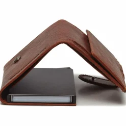 Hot The Chesterfield Brand Mannheim Geldbörse RFID Schutz Leder 7 cm cognac