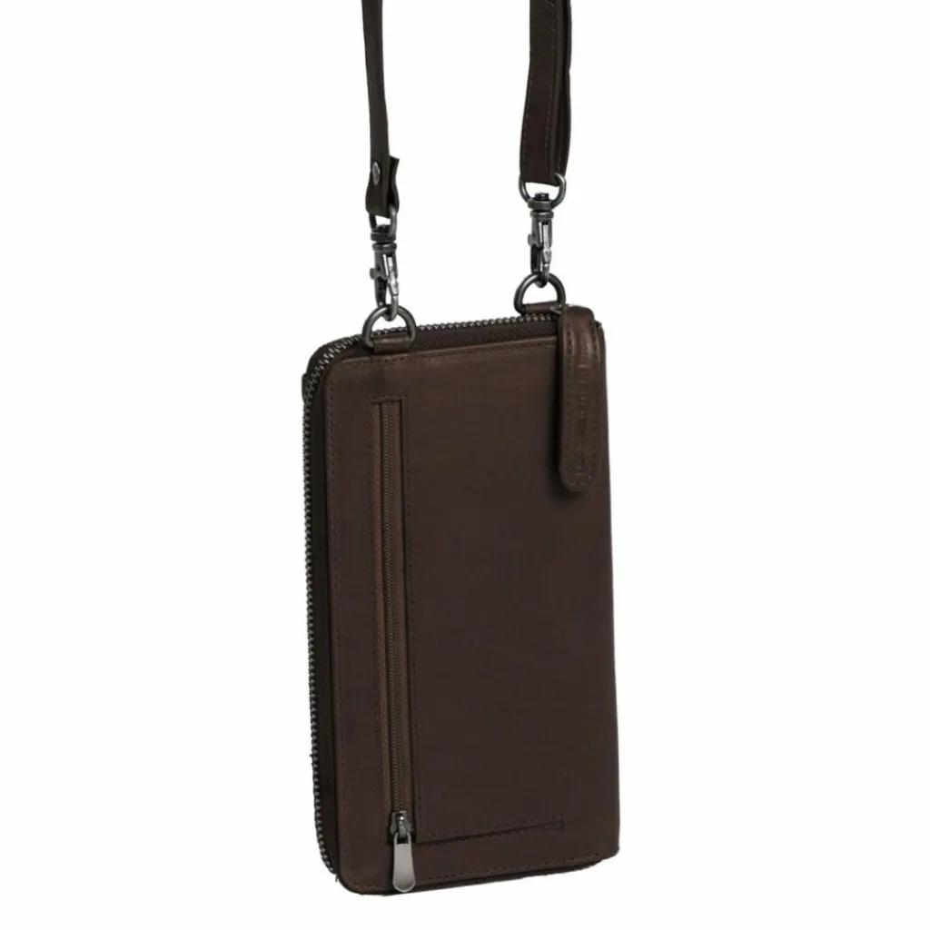 Outlet The Chesterfield Brand Malaga Handytasche Leder 10 cm brown