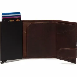 Outlet The Chesterfield Brand Mannheim Geldbörse RFID Schutz Leder 7 cm brown