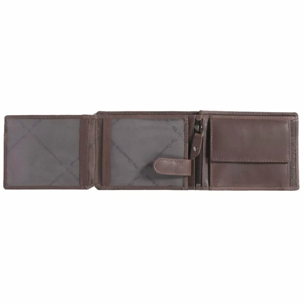 The Chesterfield Brand Herrengeldbörsen Querformat<Marion Geldbörse RFID Schutz Leder 12 cm brown