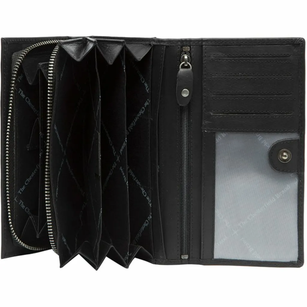 The Chesterfield Brand Mirthe Geldbörse RFID Schutz Leder 18 cm black