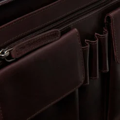 Best The Chesterfield Brand Moreton Schreibmappe Leder 28 cm brown