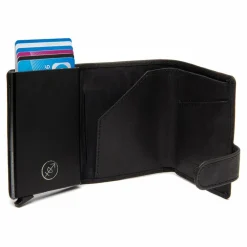 The Chesterfield Brand Herrengeldbörsen Querformat<Nivala Geldbörse RFID Schutz Leder 7.5 cm black