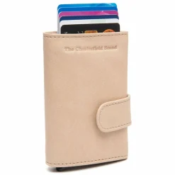 Discount The Chesterfield Brand Nivala Geldbörse RFID Schutz Leder 7.5 cm beige