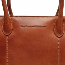 The Chesterfield Brand Shopper|Henkeltaschen<Novum Shopper Tasche Leder 34 cm cognac