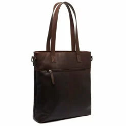 The Chesterfield Brand Henkeltaschen|Schultertaschen<Nunavik Schultertasche Leder 33 cm Laptopfach brown