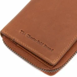 Outlet The Chesterfield Brand Osum Geldbörse RFID Schutz Leder 11 cm cognac